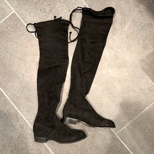Kaitlyn Pan Pull On Over the Knee OTK Boots